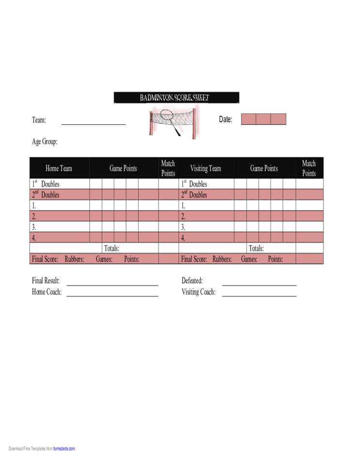 badminton terminology